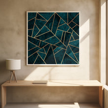 Art Prints of Deep Teal Stone