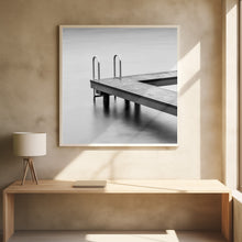 Art Prints of A jetty in a lake