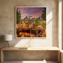 Art Prints of AMSTERDAM Idyllic impression from Singel