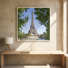 Art Prints of PARIS Eiffel Tower &amp; River Seine