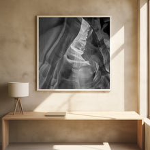 Art Prints of MONOCHROME ANTELOPE CANYON Daylight