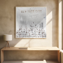 Art Prints of MODERN ART New York City Skylines | shabby chic