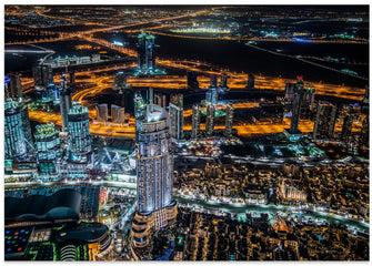 Art Prints of Dubai Night