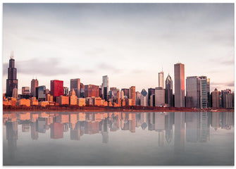 Art Prints of Sunrise at Chicago