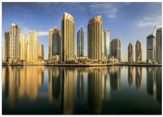 Art Prints of Panoramic Dubai Marina