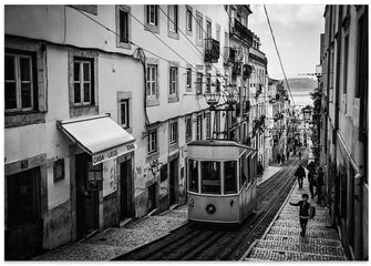 Art Prints of Tram in Lisbon