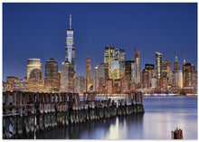 Art Prints of Manhattan Skyline at night