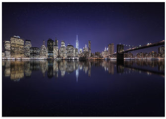 Art Prints of Night over Manhattan