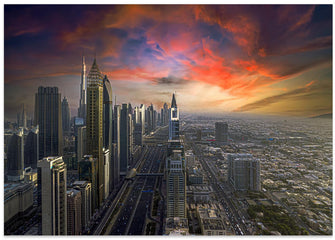 Art Prints of Dubai Above