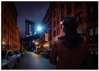 Art Prints of Manhattan bridge