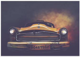 Art Prints of Kolkata taxi