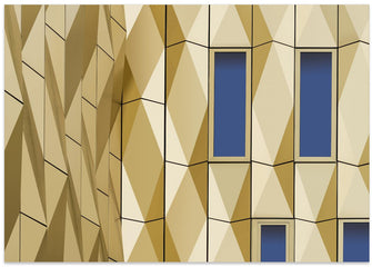 Art Prints of Golden facade