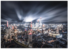 Art Prints of Strong Wind in Shanghai