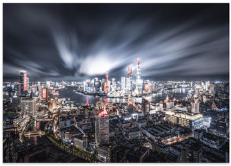 Art Prints of Strong Wind in Shanghai