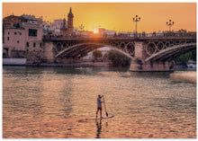 Art Prints of Atardecer en el Guadalquivir