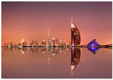 Art Prints of Night color of Dubai