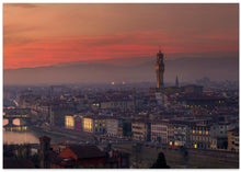 Art Prints of Florencia Sunset skyline