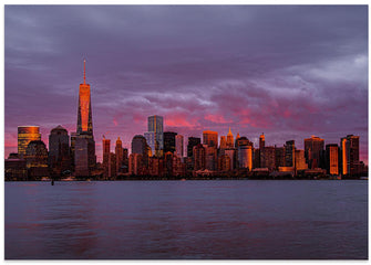 Art Prints of New York City Sunset