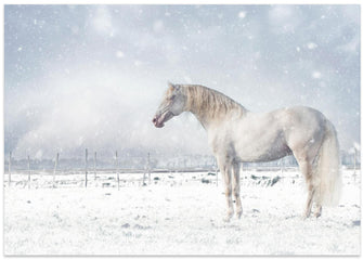 Canvas Art Print Let it snow...