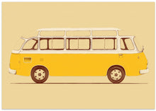 Art Prints of Yellow Van