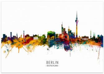 Art Prints of Berlin Germany Skyline