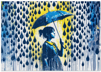 Art Prints of Umbrella Girl