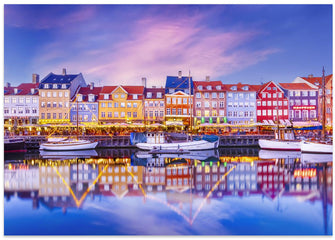 Art Prints of COPENHAGEN Nyhavn Idyllic Evening Impression