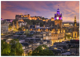 Art Prints of Fantastic sunset in Edinburgh