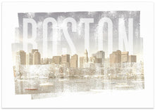 Art Prints of BOSTON Skyline | Vintage