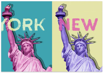 Art Prints of POP ART Statue of Liberty III