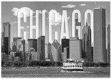 Art Prints of CHICAGO Skyline Monochrome