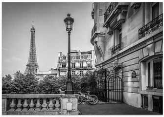 Art Prints of Monochrome Parisian Charme