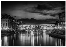 Art Prints of FLORENCE Ponte Vecchio at Night