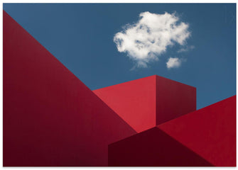 Art Prints of Red Shapes