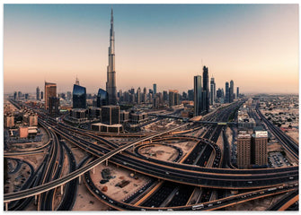 Art Prints of Dubai Skyline Panorama