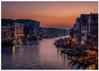 Art Prints of Venice Grand Canal at Sunset