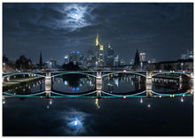 Art Prints of Frankfurt at Full Moon