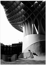 Art Prints of climbing over parasol