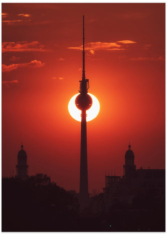 Art Prints of Berlin - Partial Eclipse