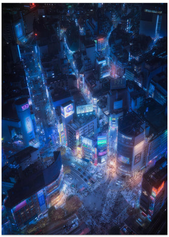 Art Prints of Flying Shibuya