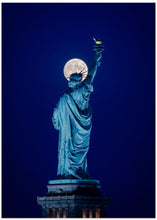 Art Prints of Moonrise behind Liberty