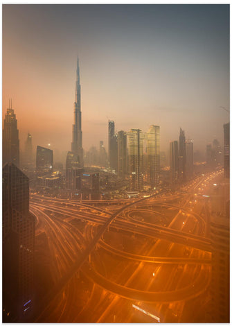 Art Prints of Dubai awakens