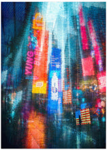 Art Prints of Time Square Impression in Rain