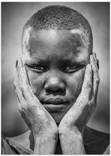 Art Prints of Young girl of Mundari, South Sudan