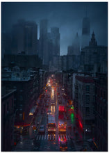 Art Prints of Raining China Town