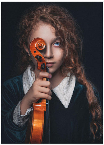 Art Prints of The daughter a violinist