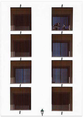 Art Prints of Between bars.