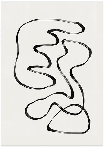 Art Prints of Abstract Line No4.