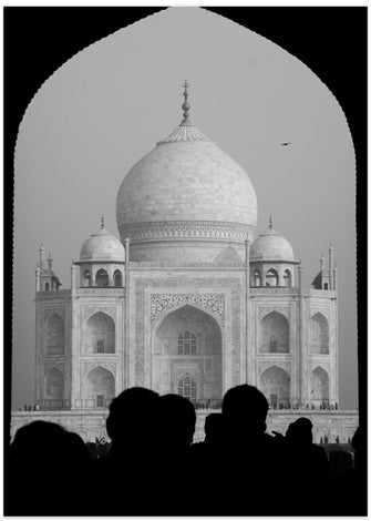 Art Prints of First sight of the Taj Mahal