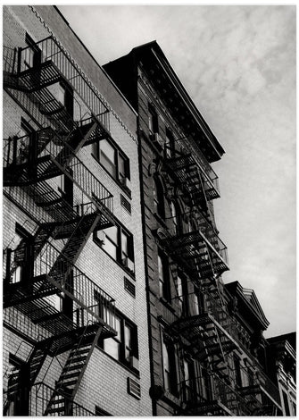 Art Prints of New York City Fire Escapes 05